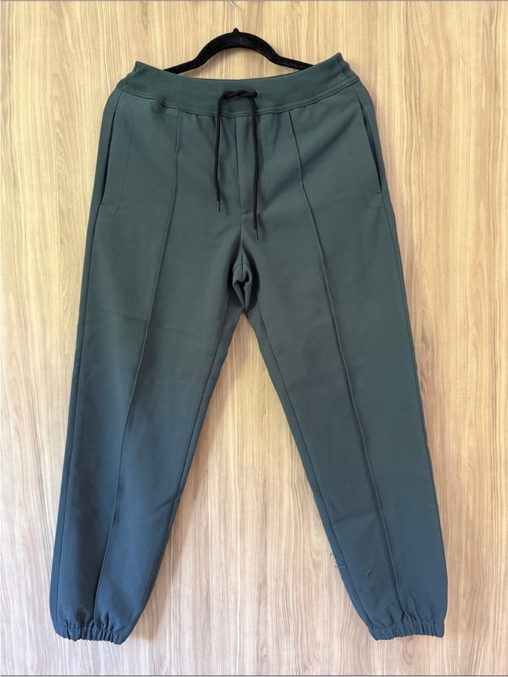 Men's Olive Green Drawstring Jogger Pants